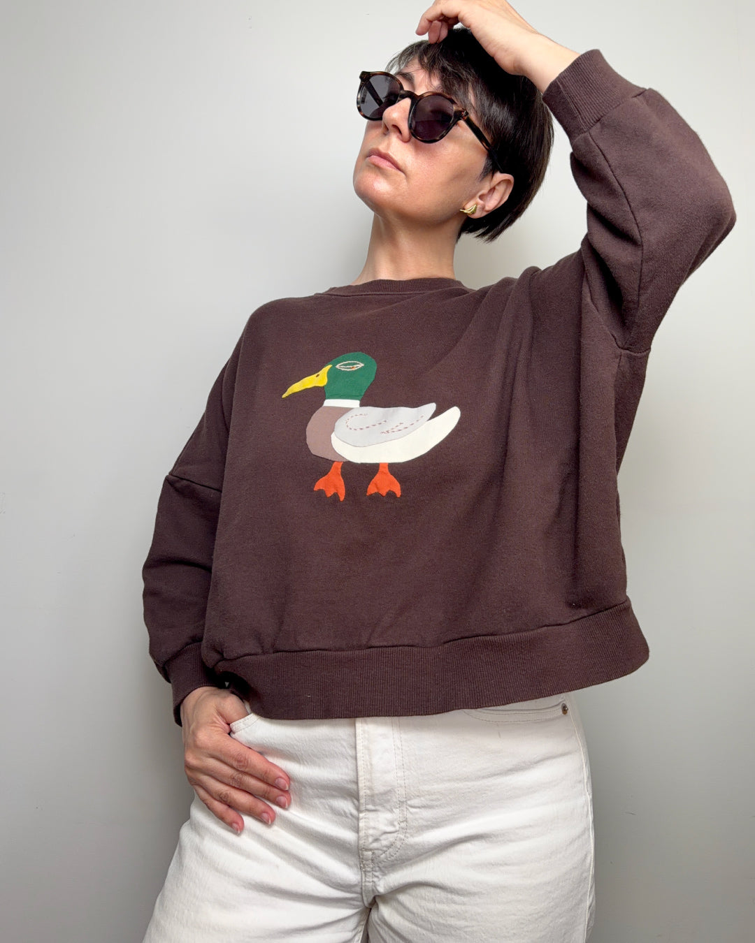Mr. Mallard Hand Appliqué Sweatshirt