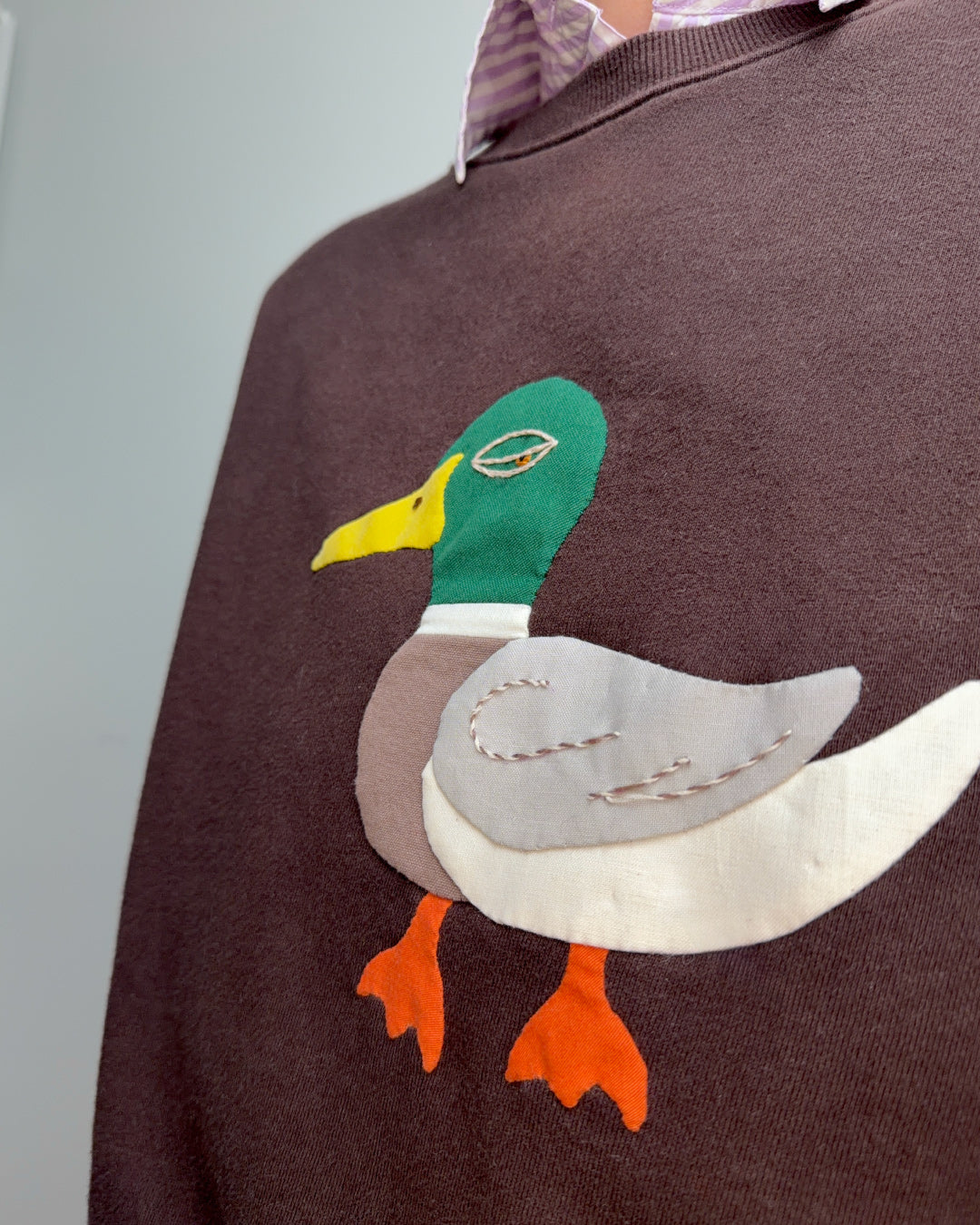 Mr. Mallard Hand Appliqué Sweatshirt